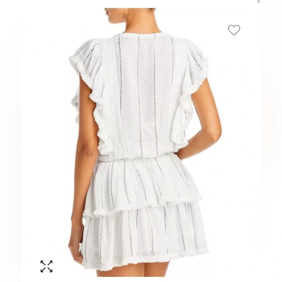 NWT SURF GYPSY Fringe Trim Ruffled Swim Cover Up - Large - Picture 9 of 16